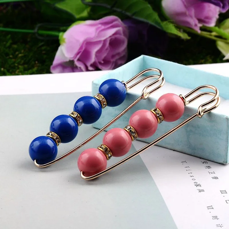 Women Faux Pearl Brooch Pin Gift Rhinestone Wedding Jewelry Accessories Decoration | Украшения и аксессуары