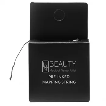 

New Pre-Inked Eyebrow Marker thread Tattoo Brows Point 10m Pre Inked tattoo Mapping string Eyebrow Measuring Tool makeup