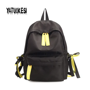 

YATUOKESI Women canvas backpack Teen Vintage Casual korean style School Fashion Schoolbags Laptop Travel Bag Mochilas Mujer 2020