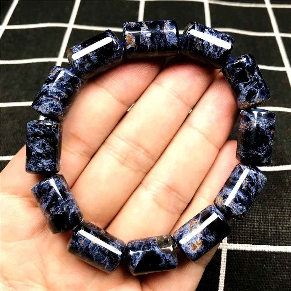 Natural Blue Pietersite Bracelet (3)