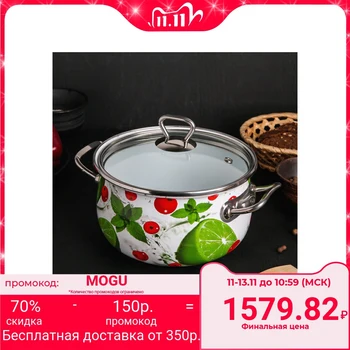 

Casserole "Mojito" 3.1L, glass roof