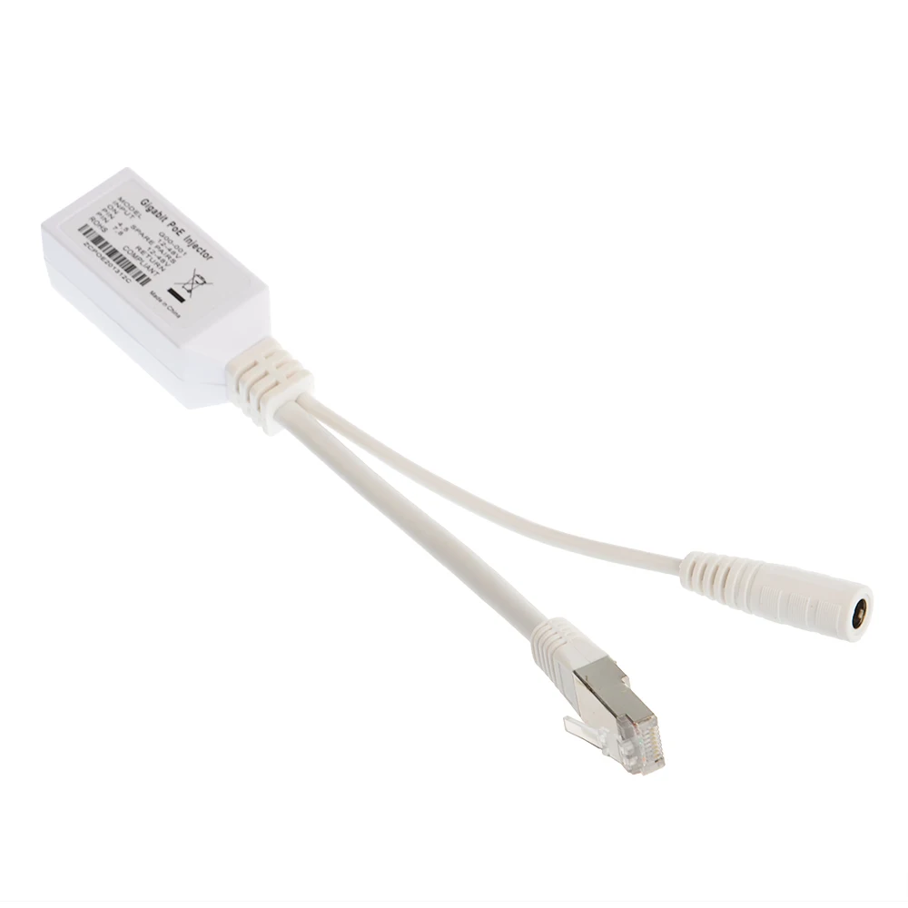 Gigabit PoE Injector cable use as poe splitter or injector from 12V -56V for MikroTik and other Products | Безопасность и защита