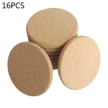 

Cork Coasters Round for Drinks with Holder – Premium Set 16 pcs 4", Thick 1/5" Perfect to Protect Your Furniture Heat Resistant