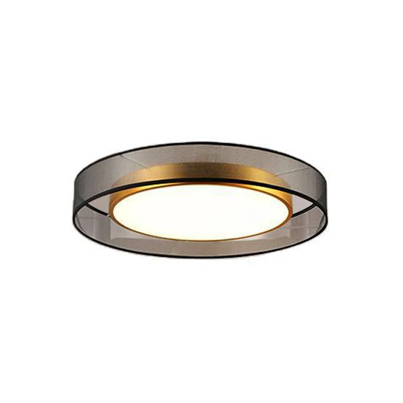 16W LED Copper Ceiling Light Bronze Color Nordic Living Room Bedroom Lamp AC85 265V Creative