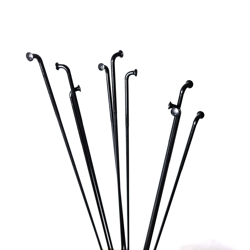 10pcs/lot Stainless J-hook Spokes with Light Pillar PSR TB Triple Butted No Drilling 236 258 276 284 296 302 Gauge14G TB