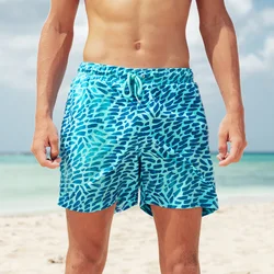 Short de plage à couleurs changeantes pour hommes, maillot de bain, pantalon de Surf, taille basse, séchage rapide 