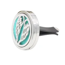 Автомобильный парфюм клип освежитель воздуха из нержавеющей стали автомобильный освежитель воздуха на вентиляционную решетку эфирное масло подарок декоративный клип украшение авто зажим для освежителя