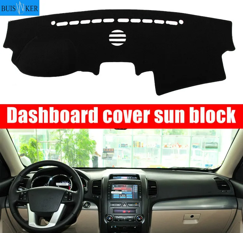 For Kia Sorento 2009 2012 Car Dashboard Cover Mat Pad Anti UV Sun Shade