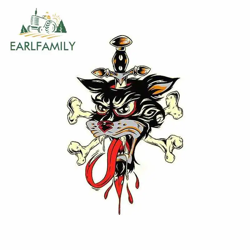 

EARLFAMILY 13cm x 8.5cm Poster Artist Funny Car Stickers RV VAN 3D DIY Fine Decal Bumper Trunk Truck Helmet Graphics Vinyl JDM