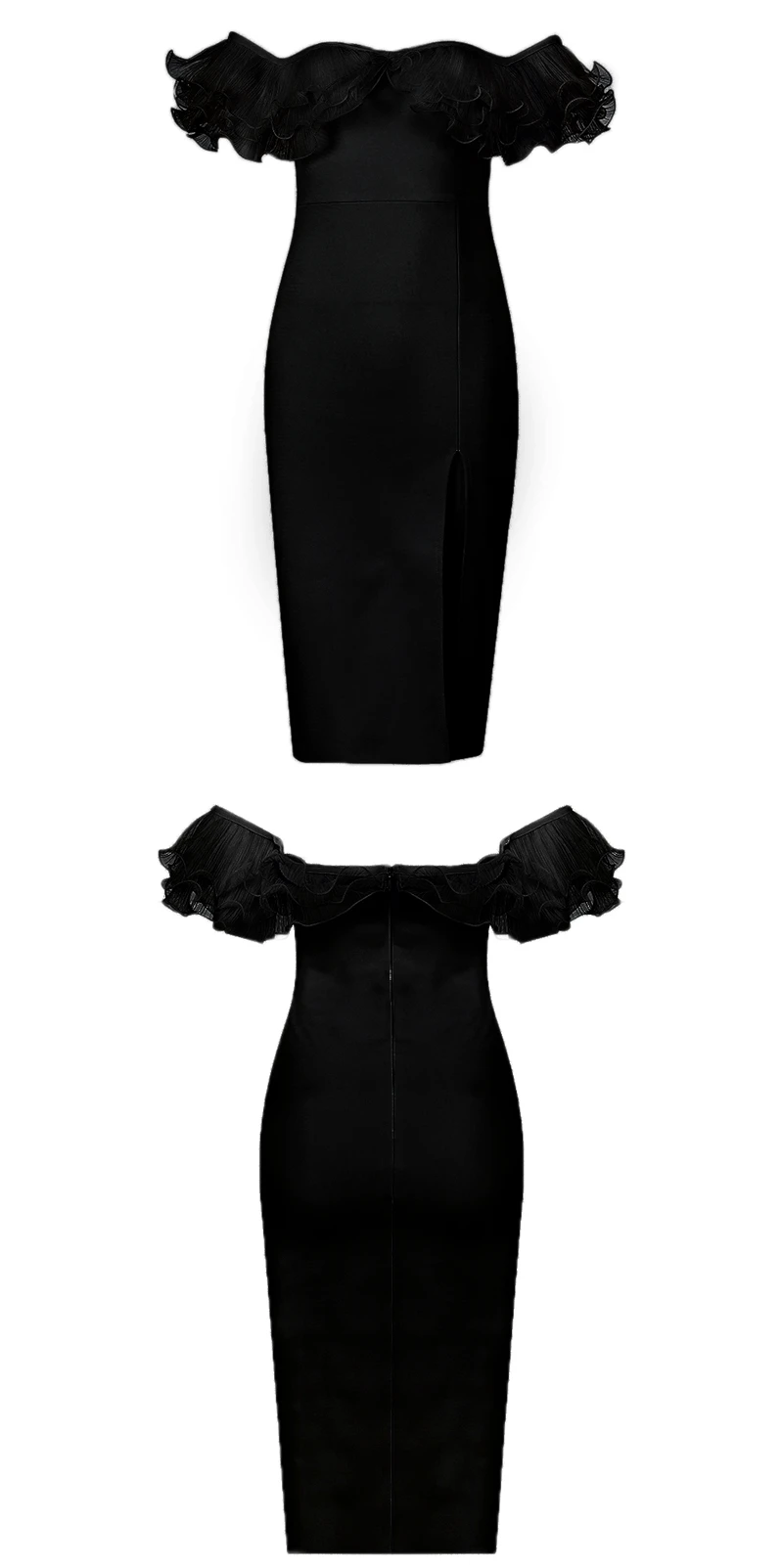 VC элегантное с открытыми плечами Бандажное платье Vestidos с оборками с вырезом лодочкой облегающее платье знаменитостей вечерние мини-платья