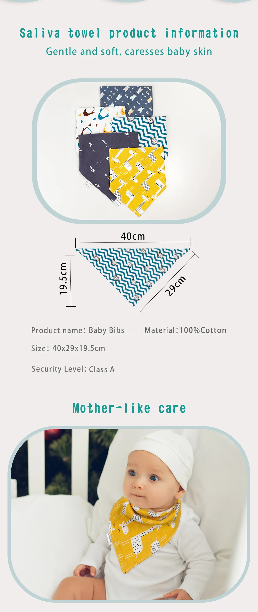 car baby accessories 100% Cotton Baby Bibs Triangle Double Bibs Cartoon Print Saliva Towel Baby Boys Girls Feeding Towel Apron Cotton Bandana Bibs Baby Accessories best of sale