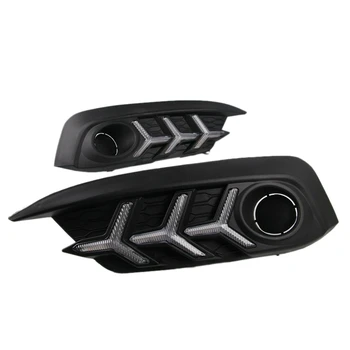 

DRL LED Daytime Running Light Yellow Signal Lamp for Honda Civic 2016-2018