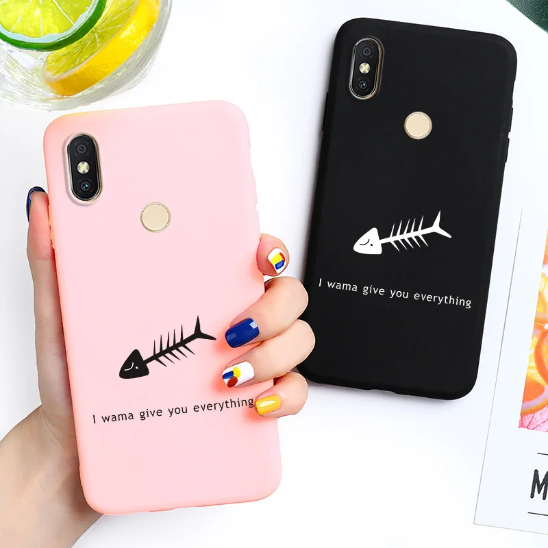 Чехол для телефона Xiaomi Redmi S2 мягкий матовый Силиконовый чехол конфетного цвета с