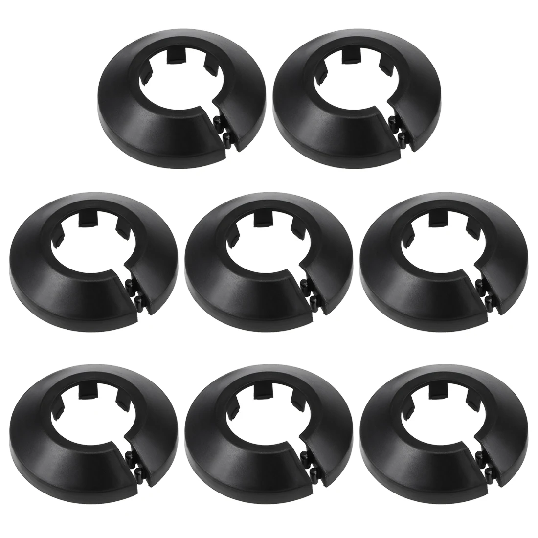 8Pcs 12mm-50mm Water Pipe Cover Pipe Collar Decoration PP Radiator Escutcheon Covers Angle Valves Faucet Accessories pipe fitting