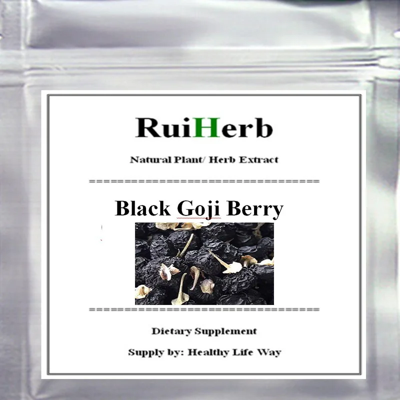 500gram 17 6oz Organic Wild Black Goji Berry Dried Lycii Organic Wild Black Goji Berry Dried