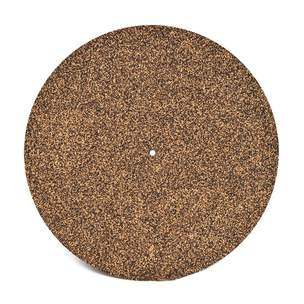 Round Revolving Cork Rubber Flat Soft Mat Accessories Ultra Thin Vinyl Turntable Disc LP Player Anti Static Home Record Pad | Электроника