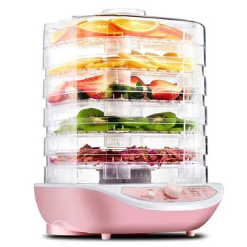 

CUKYI Dried Fruit Vegetables Herb Meat Machine Household MINI Food Dehydrator Pet Meat Dehydrated 5 trays Snacks Air Dryer EU US