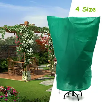

4 Size Plant Protection Bags Winter Plants Cover Garden Tool Plant Cover Bag Non-woven Fabrics Anti-Insect Organic Net Frost