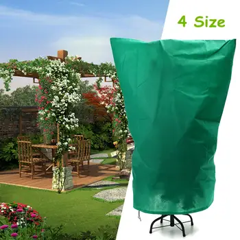 

4 Sizes Winter Green Plant Cover Warm Cover Freeze Frost Protection Yard Garden Warming Care Plant Support Care Anti Pest Canopy