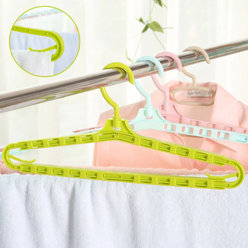 Household Items Retractable Hanger Racks Bath Towels Single Drying Rack