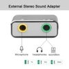 External Usb Sound Card USB to Jack 3.5mm Headphone Audio Adapter Micphone Sound Card For Mac Windows Compter Android Linux ► Photo 3/6