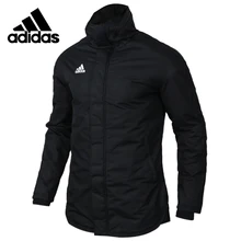 Adidas JKT18 STD парка черный пуховик Мужские кроссовки Jas спортивные Kleding ветрозащитные толстовки BQ6594