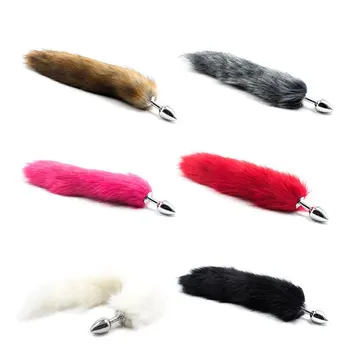 Metal Anal Butt PlugErotic Accessories Prostate Fox Tail BDSM Bondage Sex Toys For Woman Men Couples Adult Games Sexy Prostate 4