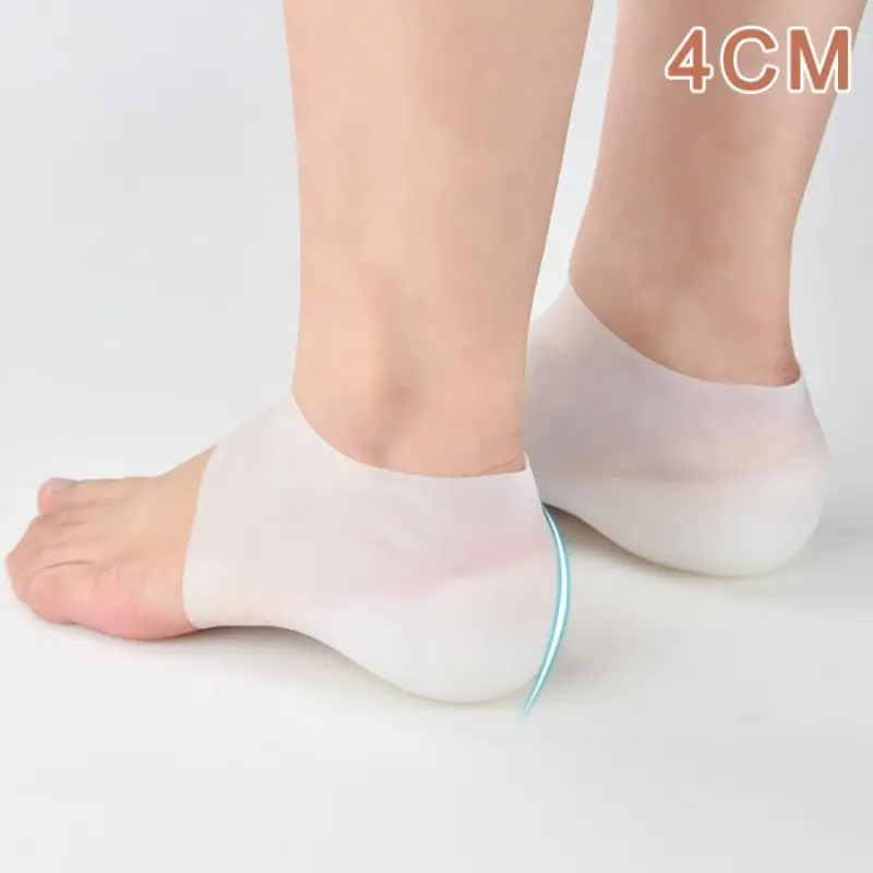 Прочные силиконовые стельки; износостойкие стельки для ног; унисекс; невидимые носки для увеличения роста; нескользящие накладки на пятку