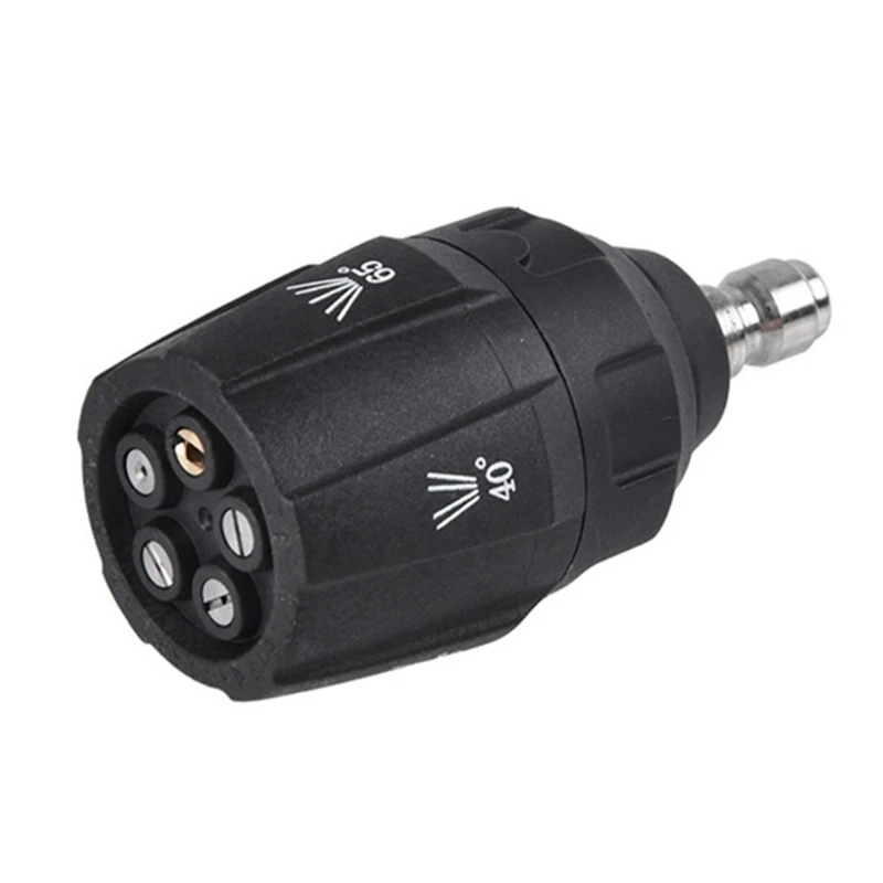 5 In 1 High Pressure Washing Nozzle 0 15 25 40 65 G1/4 Male high pressure washer nozzle pressure washer accessories