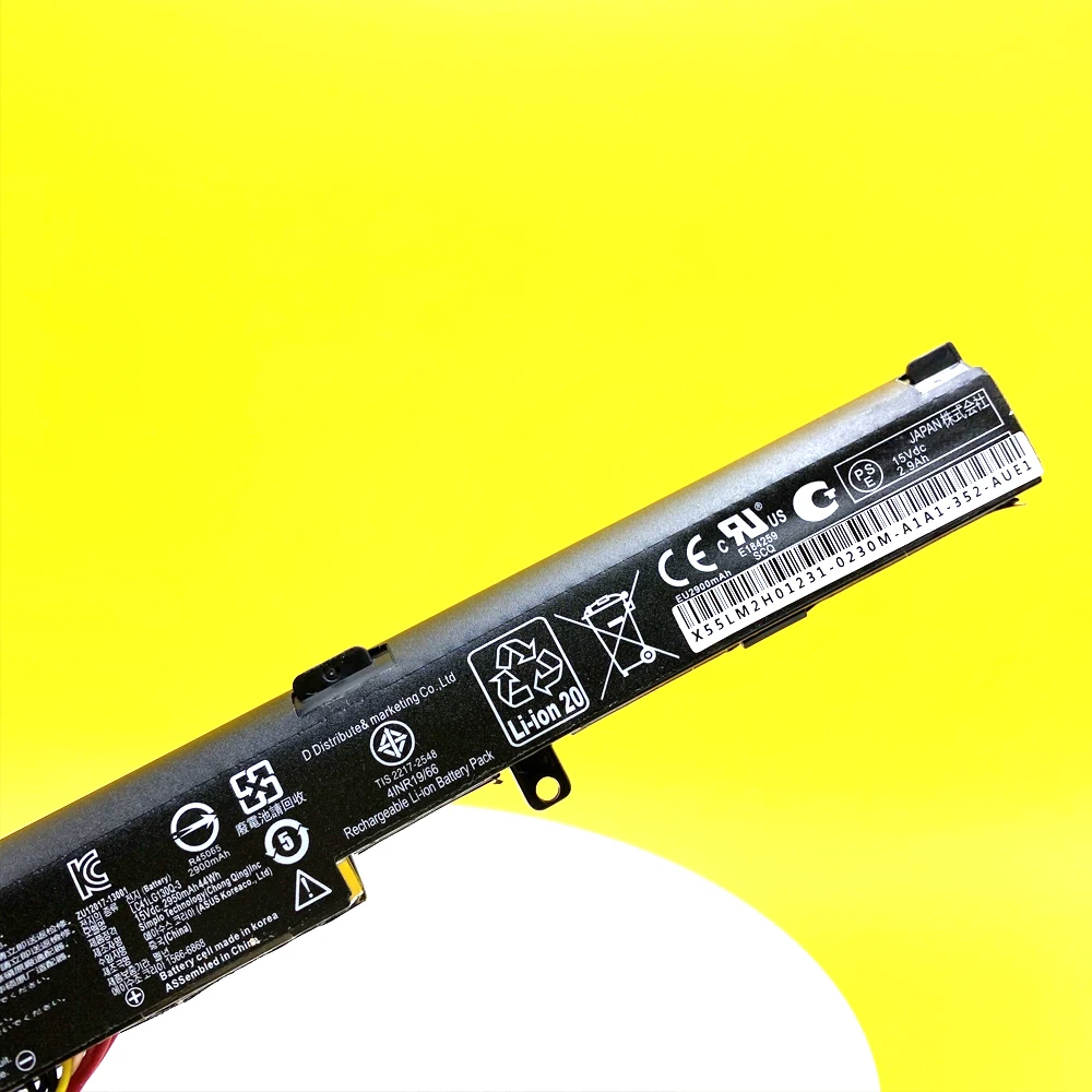 Bateria do Portátil para Asus X450 X450e X450j X450jf X751m X751ma X751l X750ja A450j A450jf A450e 15v 44wh Alta Qualidade Novo A41-x550e - Imagem 2