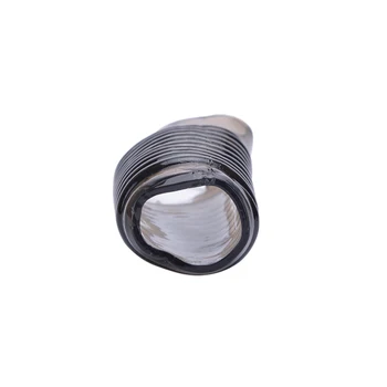 Penis Sleeve Silicone Reusable Strapon Delayed Ejaculation Chastity Device Lock Sperm Penis Erection Adult Games Sex Toy For Men 4