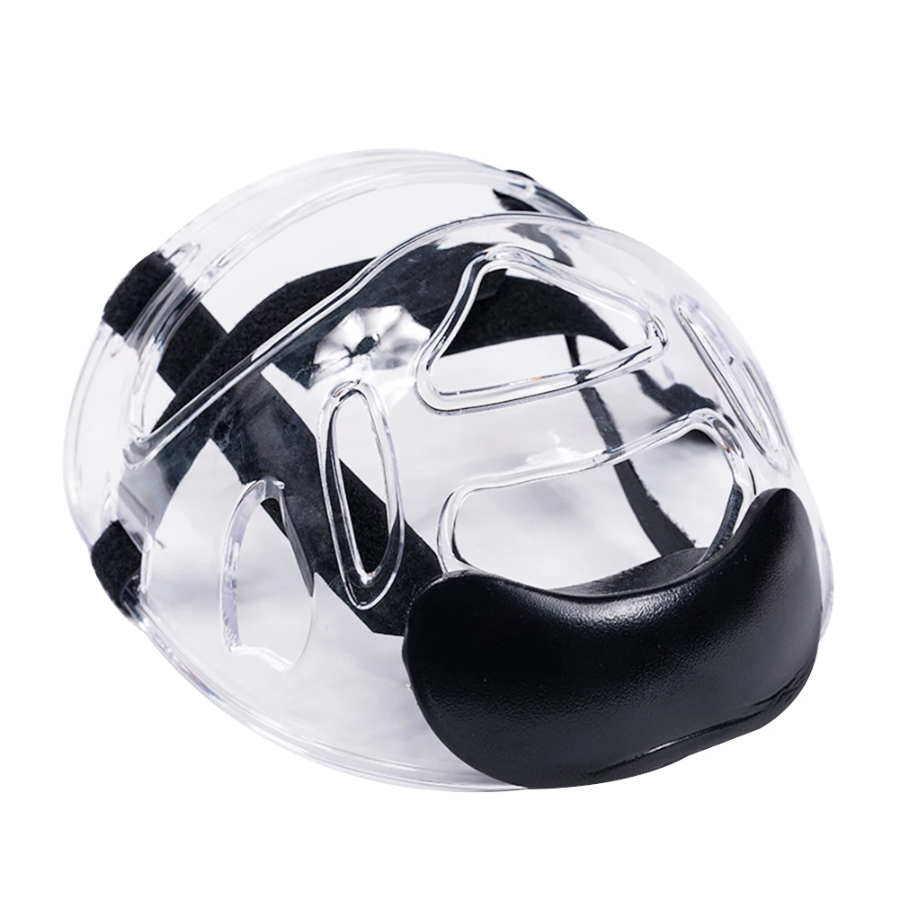 Face Shield Eye Protection Kicking Transparent Helmet Protective Gear Sports Karate Taekwondo Mask Adjustable Strips Boxing