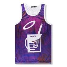 Европа и Америка Pyrex сценический хип-хоп модный мужской танк-топ базовый Спортивный Повседневный G-DRAGON 3D принт настраиваемый