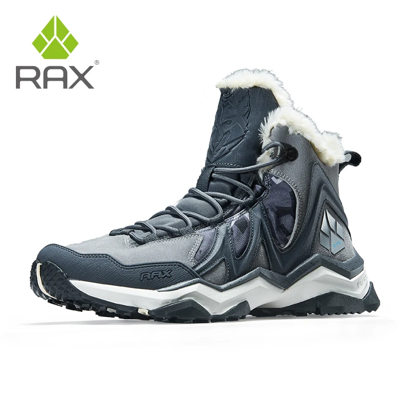 Мужская и женская обувь для походов RAX флисовые зимние ботинки мужчин женщин