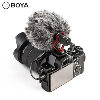 

BOYA BY-MM1 Condenser Video Recording Microphone on-Camera Vlogging for iPhone Samsung Canon DSLR Zhiyun Smooth 4 Stabilizer