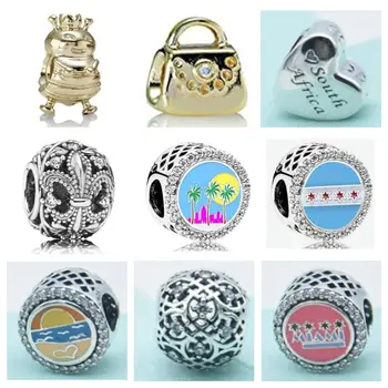 

PDB ZZ 74 RLLEN Original 925 Sterling Silver Limited Edition Charm Beads Suitable For DIY Bracelet Women Jewelry Gift