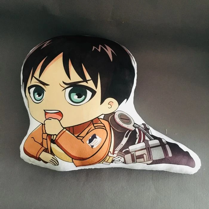 Anime Attack On Titan Printing Pillow Plush Toy Levi Ackerman Cushion Pillow Stuffed Doll Double Sided Pillowcase Toy Gifts Movies Tv Aliexpress