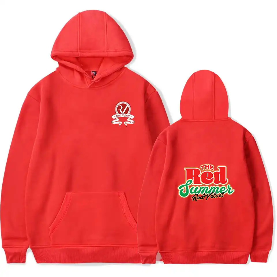 Coréia de veludo vermelho 3d hoodies moletom masculino moda casual harajuku pullover 3d impressão com capuz de veludo vermelho k pop|Agasalhos e Moletons| - AliExpress