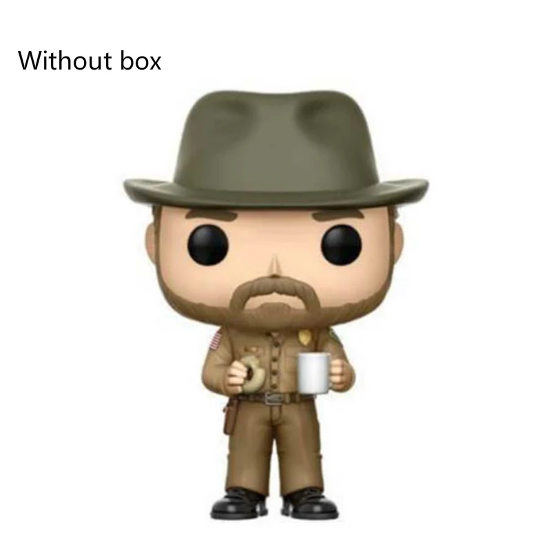 Funko POP Stranger Things Eleven Joyce Byers Jim Hopper The Movie виниловые экшн-игрушки Фигурки Коллекционная модель игрушки для детей - Color: 512 without box