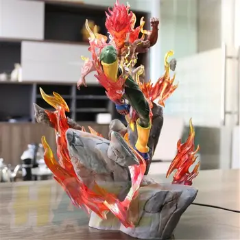 

Anime Naruto Eight Inner Gates Guy Statue Figure Toy Collection New In box LED Light