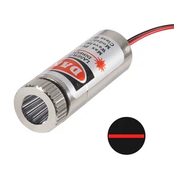 Module Laser Rouge de Classe Industrielle, Modèle à Lentille en Verre, Focalisable, 650 nm, 5mW 