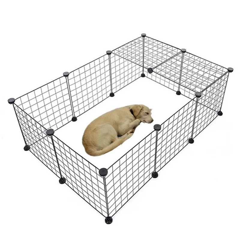 Fence Pet Playpen Exercise Puppy-Rabbits Dog Foldable Outdoor with for Cat Suit Heavy-Duty