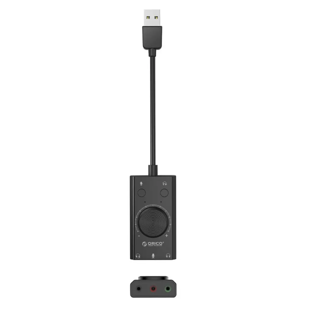 Многофункциональный драйвер Внешняя USB Звуковая карта для настольного ноутбука ПК портативный аудио стерео Звуковая карта адаптер