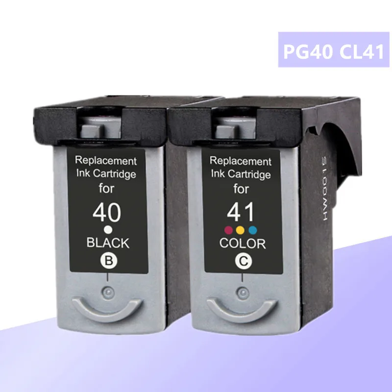 PG40 CL41 совместимый чернильный картридж для canon PG 40 41 pg-40 cl-41 принтера iP1600 iP1200 iP1900 MP140
