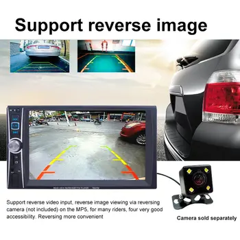 

7653TM 6.6 Inch Car Radio MP5 Player Touch Screen Bluetooth Phone Link Smart Phone Stereo Radio Player