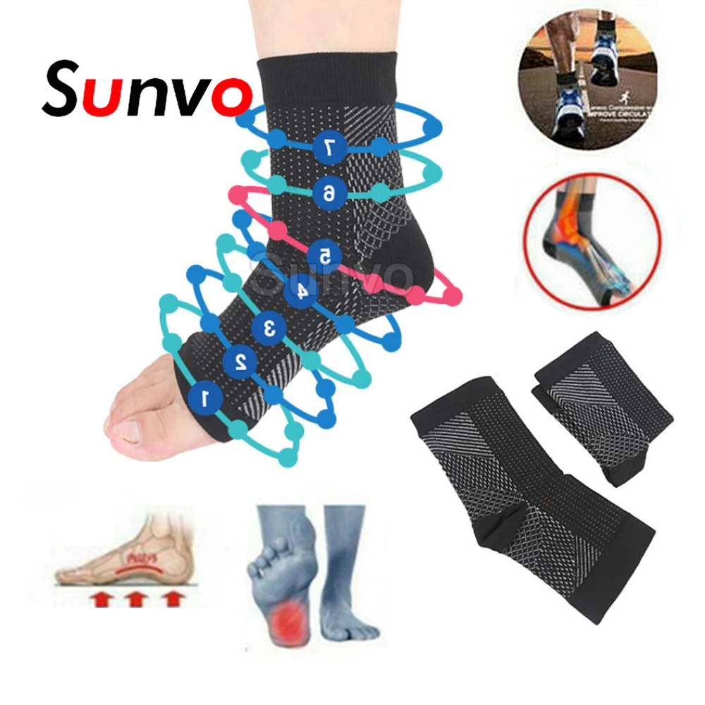 Sunvo компрессионные носки для женщин и мужчин спортивные чулки йоги