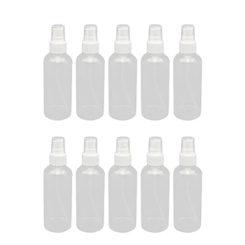 

5/10/20PCS 100ml Refillable Bottles Transparent Empty Spray Bottles Plastic Perfume Bottle Atomizer Skin Care Tools