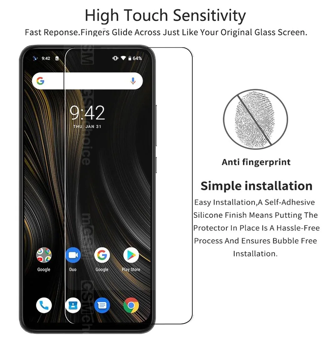 Case Cover Tempered Glass for UMIDIGI umi F 2 Power3 For F2 Power 3 Premium Protector Protective Film | Мобильные телефоны и