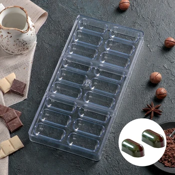 

Chocolate mold 28 × 14 cm "Bar", 18 slots