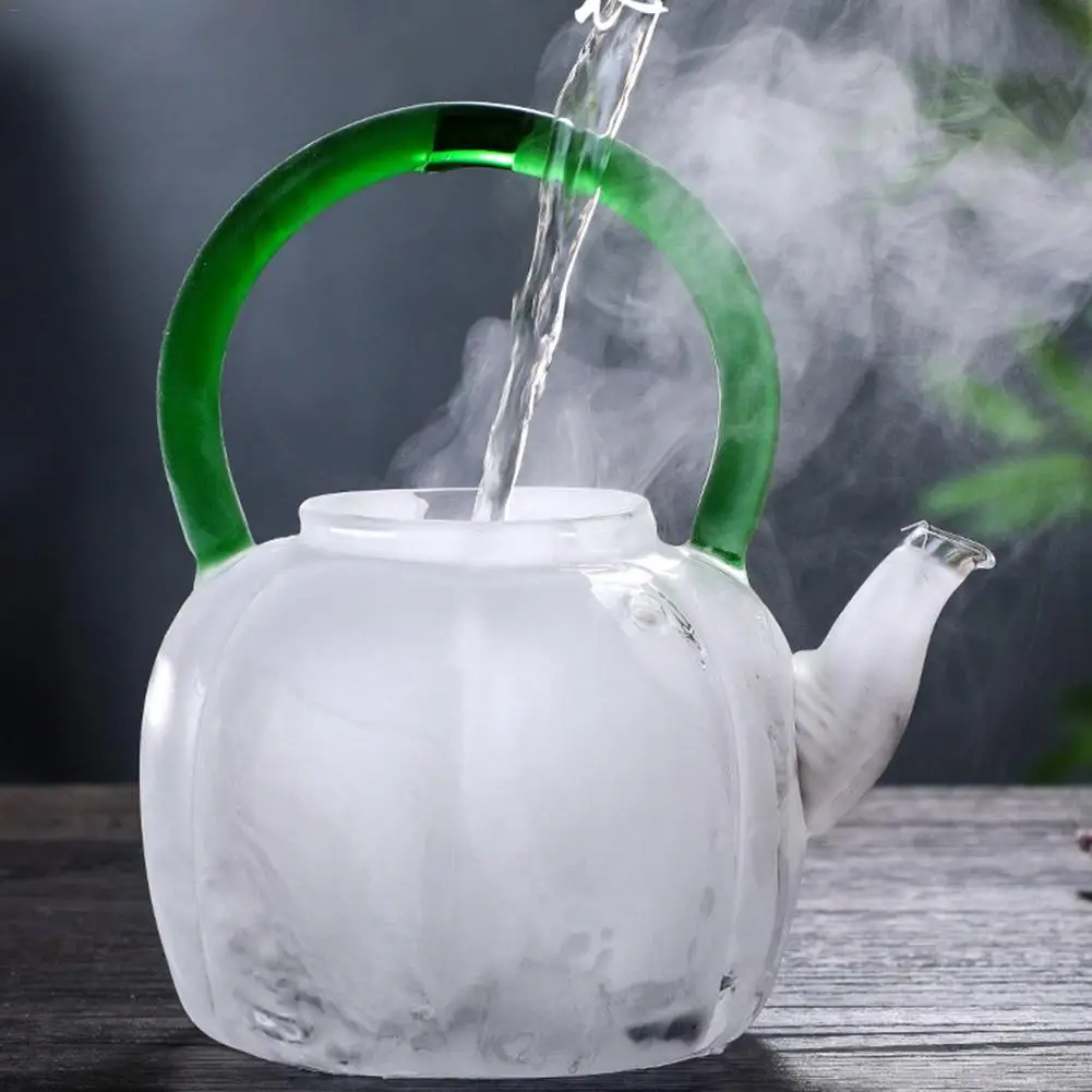 Титана тыквенный чайник высокая термостойкость электрическая керамическая плита вареный чайник S чай мед кунг-фу чайный набор из стекла